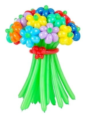 Букет из шаров Разноцветные ромашки Фрязино, Щелково