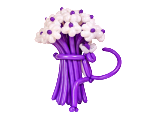 Букет из шаров Фиолетовый букет с пантерой Фрязино, Щелково