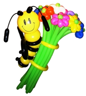 Букет из шаров Веселая пчелка Фрязино, Щелково